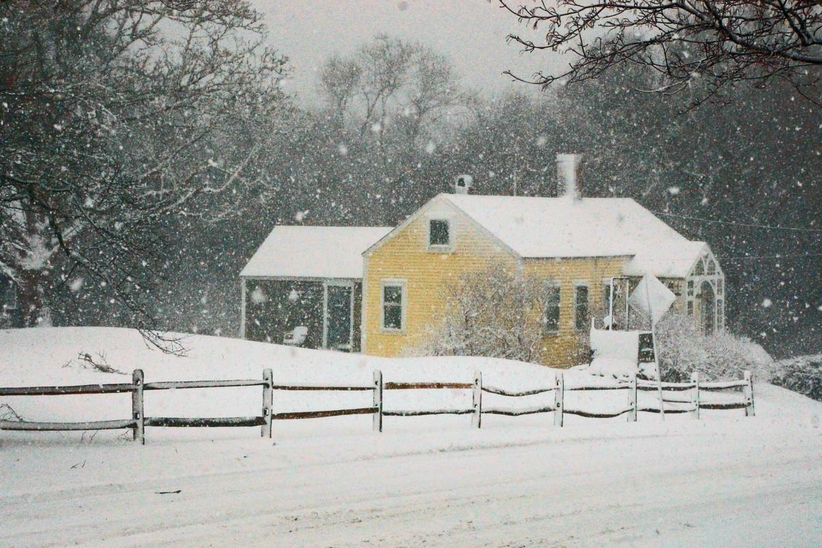 Athearn House in winter