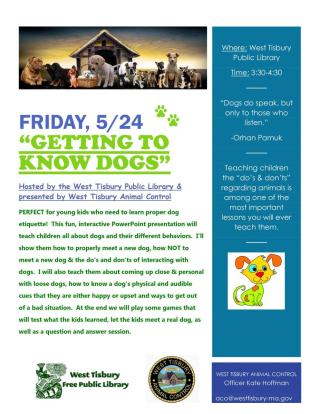Getting to know dogs flyer